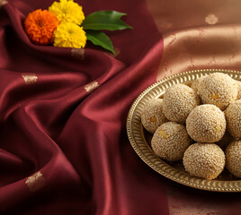 Authentic Tilgul Arrangement for Joyful Makar Sankranti Celebration