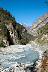 Stunning views of Himalayan trekking trails in Nepal in 2025.