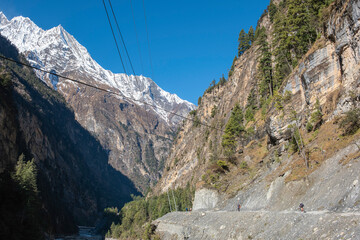 Stunning views of Himalayan trekking trails in Nepal in 2025.