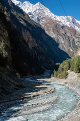 Stunning views of Himalayan trekking trails in Nepal in 2025.