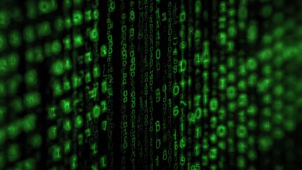 Matrix digital rain abstract wallpaper