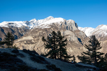 Stunning views of Himalayan trekking trails in Nepal in 2025.