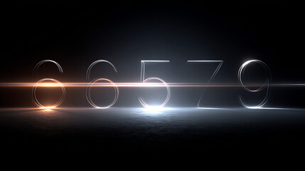 Illuminated numeric sequence