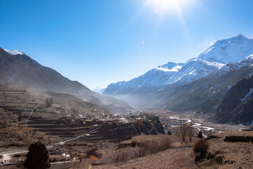 Stunning views of Himalayan trekking trails in Nepal in 2025.