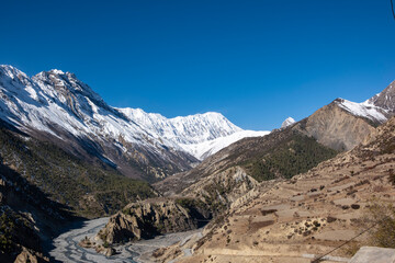 Stunning views of Himalayan trekking trails in Nepal in 2025.