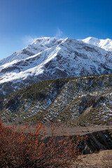 Stunning views of Himalayan trekking trails in Nepal in 2025.