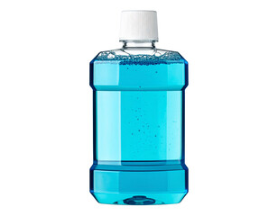 Mouthwash bottle isolated on transparent background. PNG , se of 