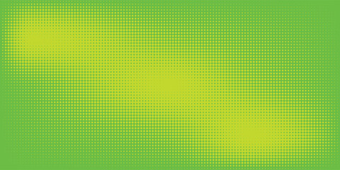 Dots halftone green color pattern gradient texture with technology digital background. Dots pop art comics with nature graphic design.
