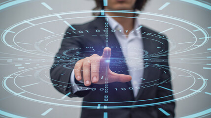 Futuristic Digital Interface and Cyber Technology Innovation