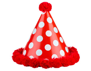 Party hat isolated on transparent background 