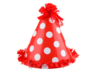 Party hat isolated on transparent background