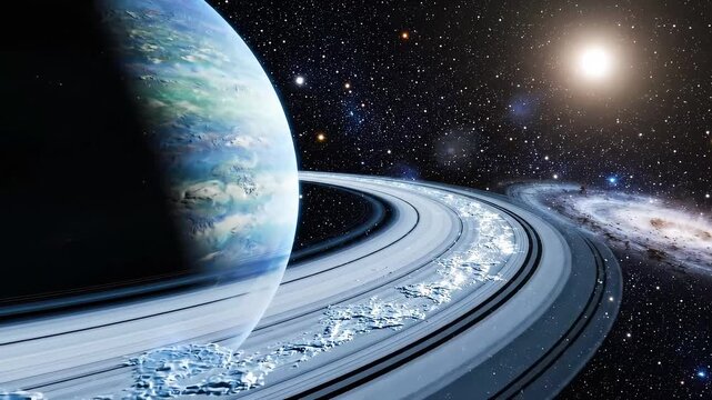 Slow-moving cosmic environment symbolizing reliability