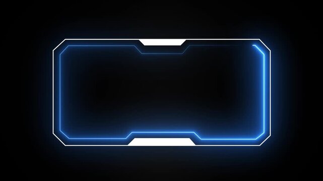 Hud Frame Digital Technology Sci-fi Frame Interface. HUD template. Frame HUD element. Futuristic viewfinder of future. interface data display screen. Artificial intelligent.technology sci fi frame hud
