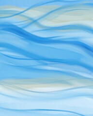 Fototapeta premium インクの抽象アート、幻想的なマーブル背景素材 