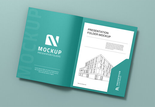 Presentation Folder PSD Mockup Template