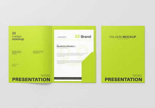 Presentation Folder Mockup