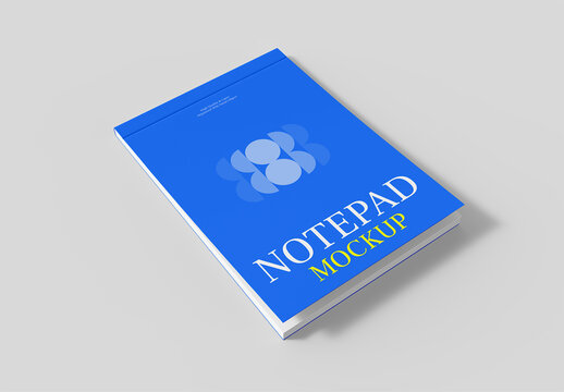 Softcover Notepad Mockup
