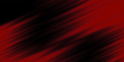 Halftone dots red and blue color pattern gradient grunge texture background. Dot pop art comic sport style vector illustration. modern background