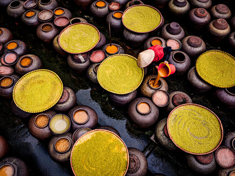 Traditional soy sauce production, Vietnam