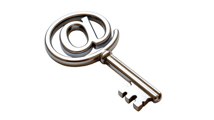 At symbol key digital access security concept
