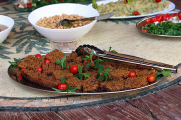 Vegan Pumpkin Kebbeh Dish