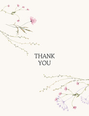 Thank you card