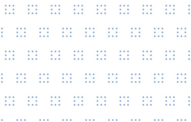 ドット背景イラスト　3&times;3ドットスクエア柄　ブルー　白背景
