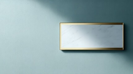 Minimalist single plaque mockup, realistic and professional, perfect for awards or commemorative purposes