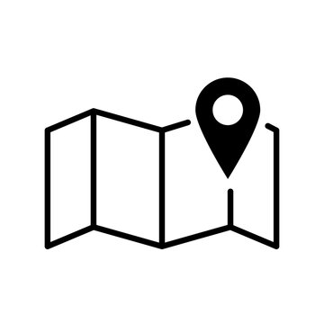 地図をモチーフにしたアイコン