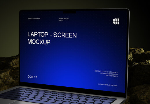Laptop Device Sceen Mockup