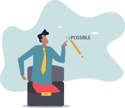 Make it possible, erase im word from impossible and believe we can do it, challenge or hope to overcome difficulty and achieve success .about a man and his life.