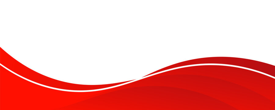 Modern abstract red line background curve element with white space for text and message design, overlapping layers. abstract decoration
