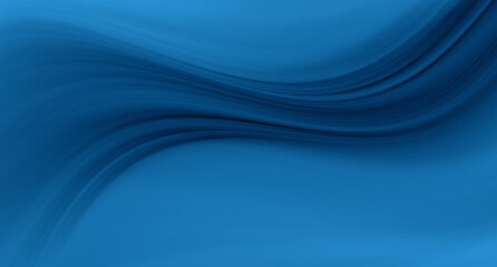 Fototapeta premium blue abstract background with smooth texture and curved lines that give a sense of depth.