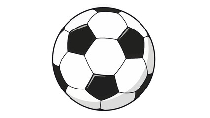 Fototapeta premium soccer ball isolated on white