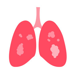 mycobacterium tuberculosis infection disease concept. TB test, medicine treatment and Drug-Resistant