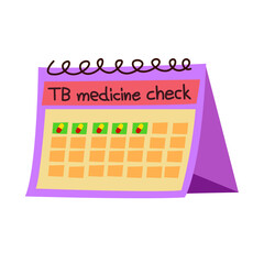 mycobacterium tuberculosis infection disease concept. TB test, medicine treatment and Drug-Resistant