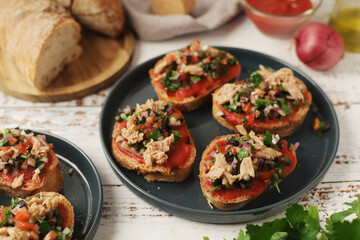 Traditional sandwiches of Malta Hobz Biz Zejt