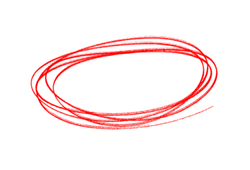 circle brush stroke marker highlighter isolated on transparent background