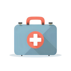 Obraz premium Medical Kit Illustration on White Background
