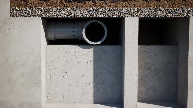 How Underground Drainage Systems Work: Soil, Gravel & Pipe Layers