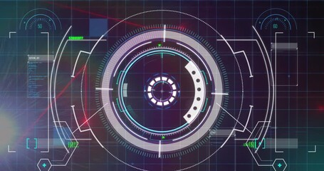 Animation of scope scanning and data processing