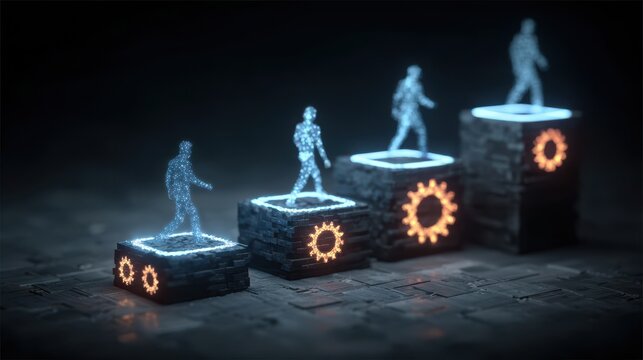 Intentional planning links vision with each task while progress review defines result and improvement evolves naturally