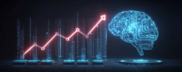 A modern corporate vision highlighting intelligence informed advice to increase value as profit rise strengthens progress