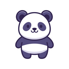 Obraz premium Adorable Cartoon Panda Illustration