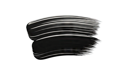 Black Mascara Brush Stroke