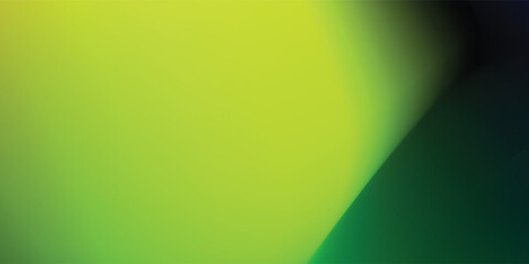 Geometric 3D abstract green mesh waves on dark background vector illustration.