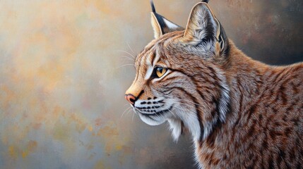 Obraz premium Portrait of Eurasian Lynx, Lynx portrait.