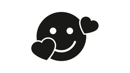 Cute cartoon vector illustration of a happy cat and funny dog with a bone and heart character art featuring a smile on isolated white background