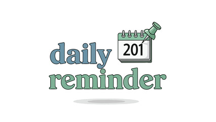 Fototapeta premium Vibrant graphic design representing consistent planning and schedule organization for daily tasks and appointments