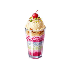Falooda Sundae with Cherry Topping